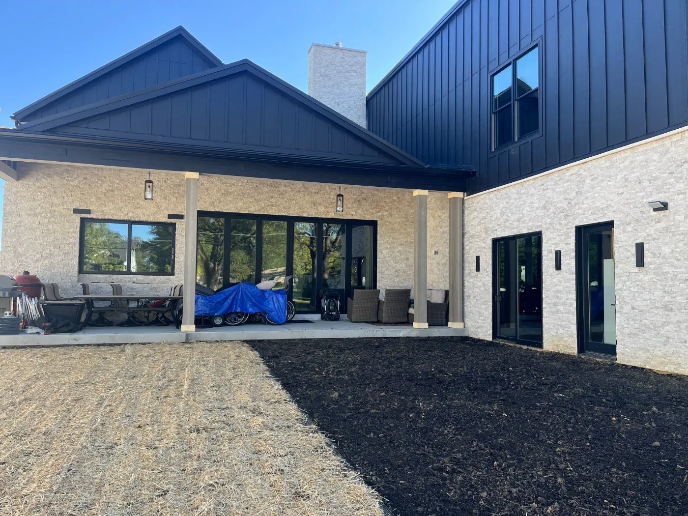 Tarping and dry-in on a Avian Glen commercial roof